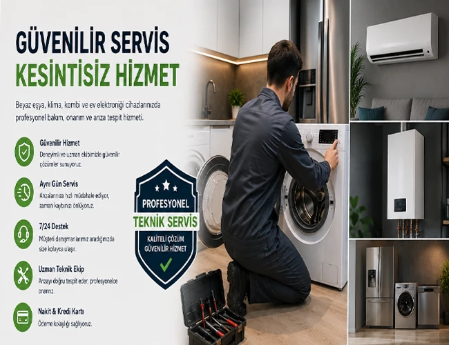 Güvenilir Teknik Servis, Kesintisiz Hizmet